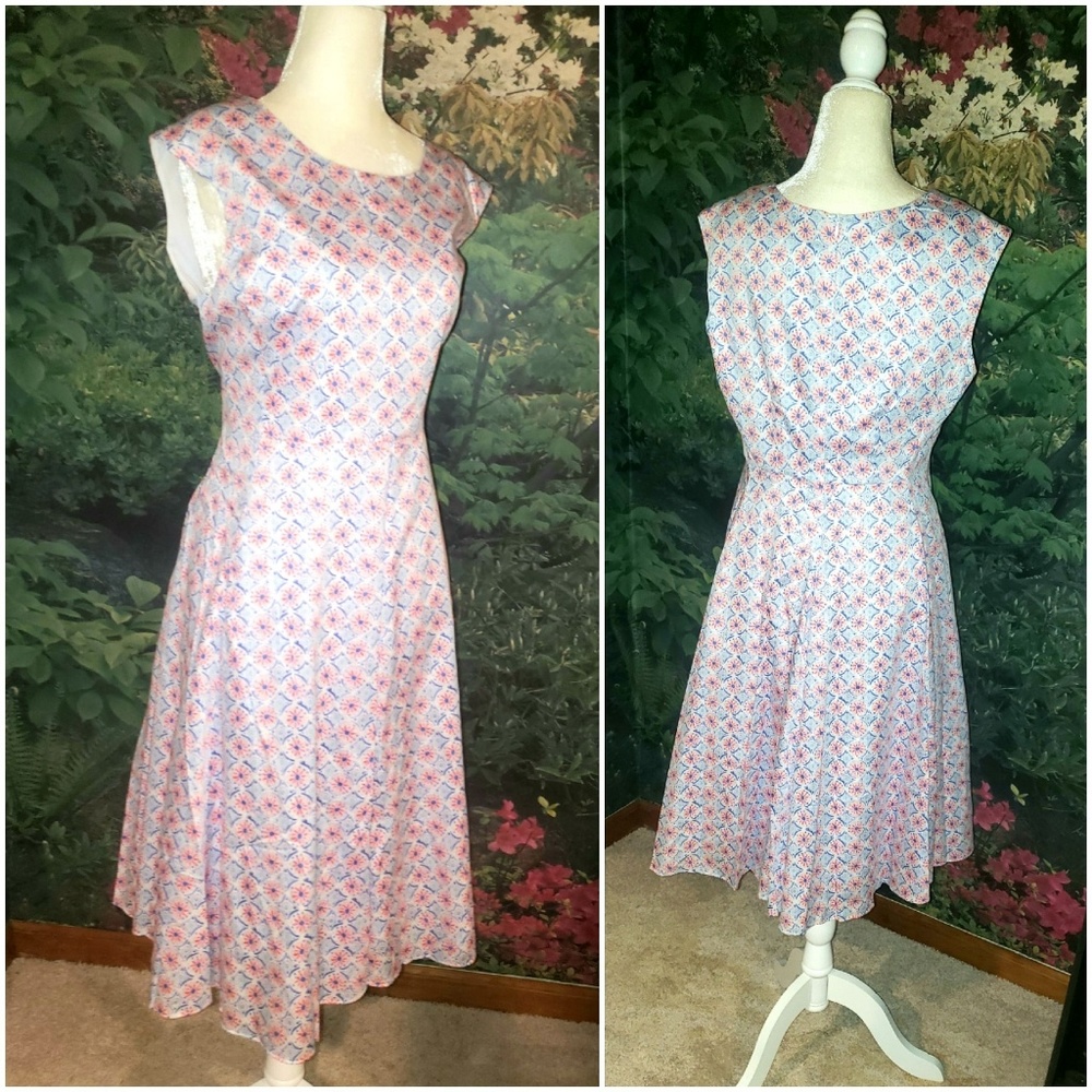 NWT Joules cotton printed dress lined $110 sz 10